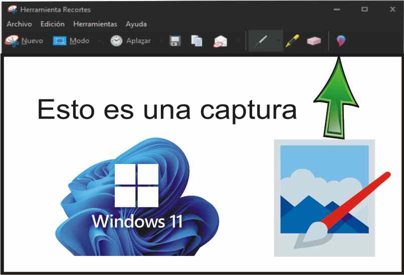 editar una captura de pantalla en windows 11