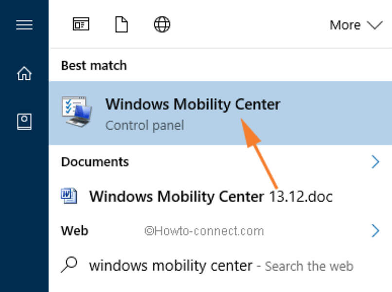 centro movilidad windows deshabilitar
