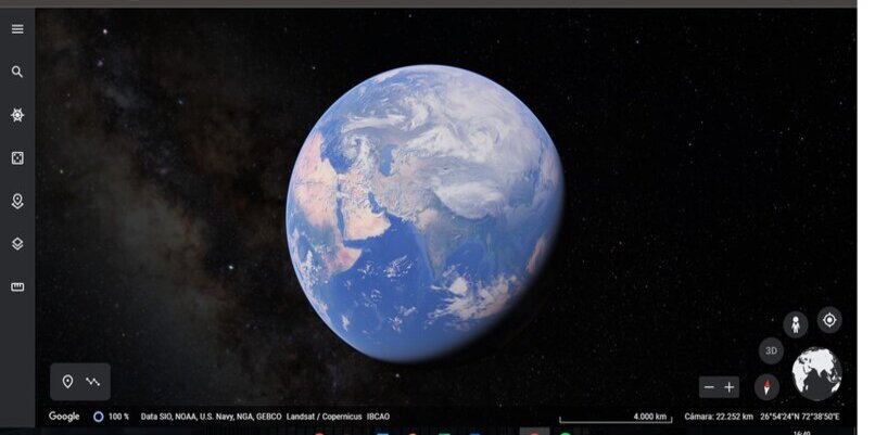 globo terraqueo google earth