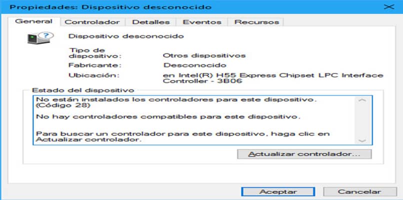 obtener id dispositivos desconocidos
