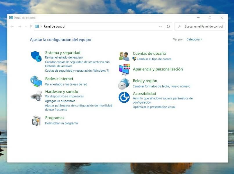 panel quitar teclado windows