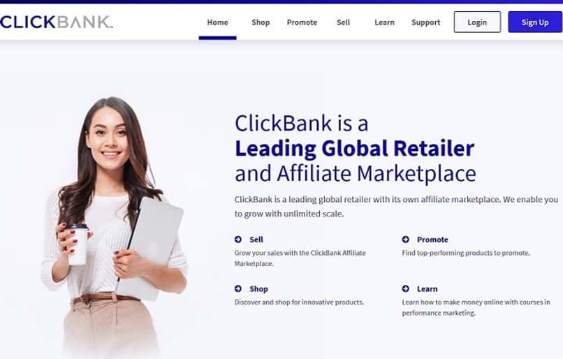 registrarse clickbank pagina inicio ganar dinero