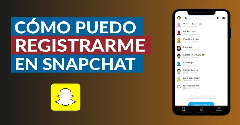 crear cuenta snapchat con el movil
