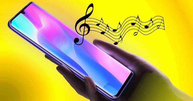 Smartphone notas musicales