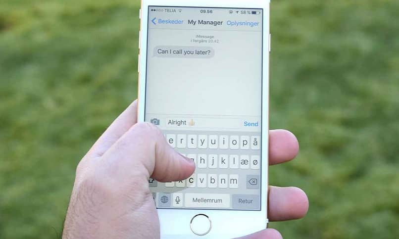 celular andorid sms