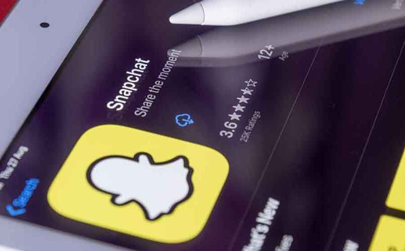 Snapchat-Anwendung