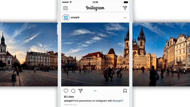 subir panoramica en instagram