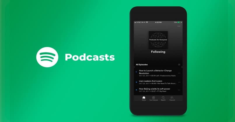 subir podcast movil spotify
