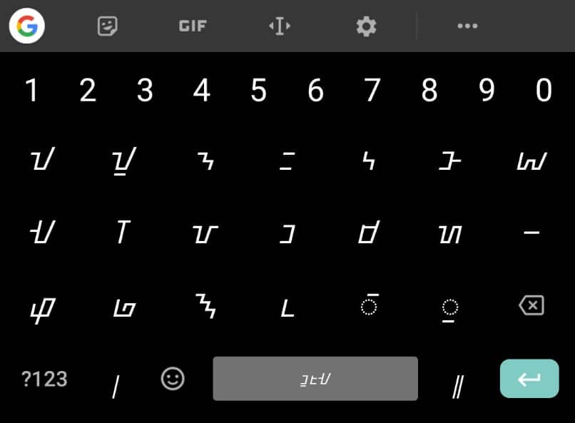 activar fila de números en teclado de android