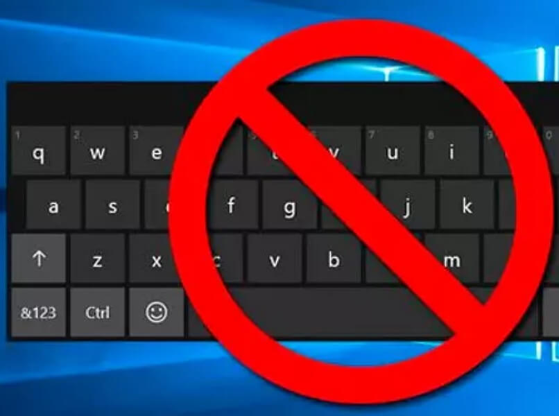 quitar tactil teclado windows