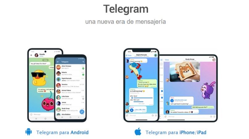 Telegramm für Android und iOS