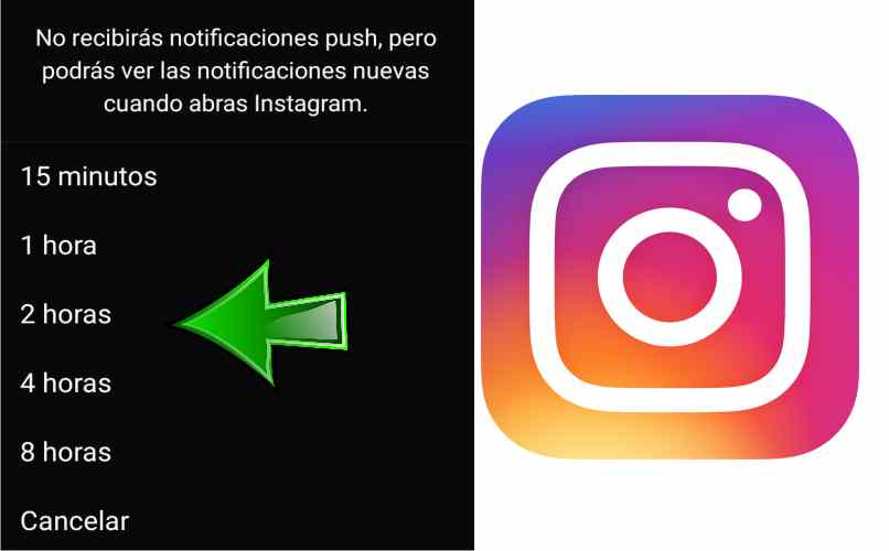 ajustar tiempo de notificacion en instagram