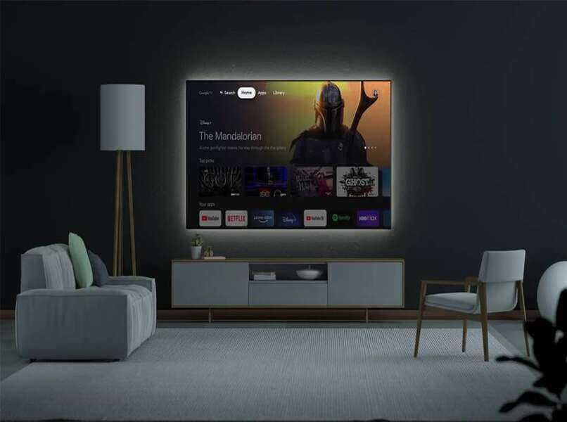 smart tv samsung en un hogar