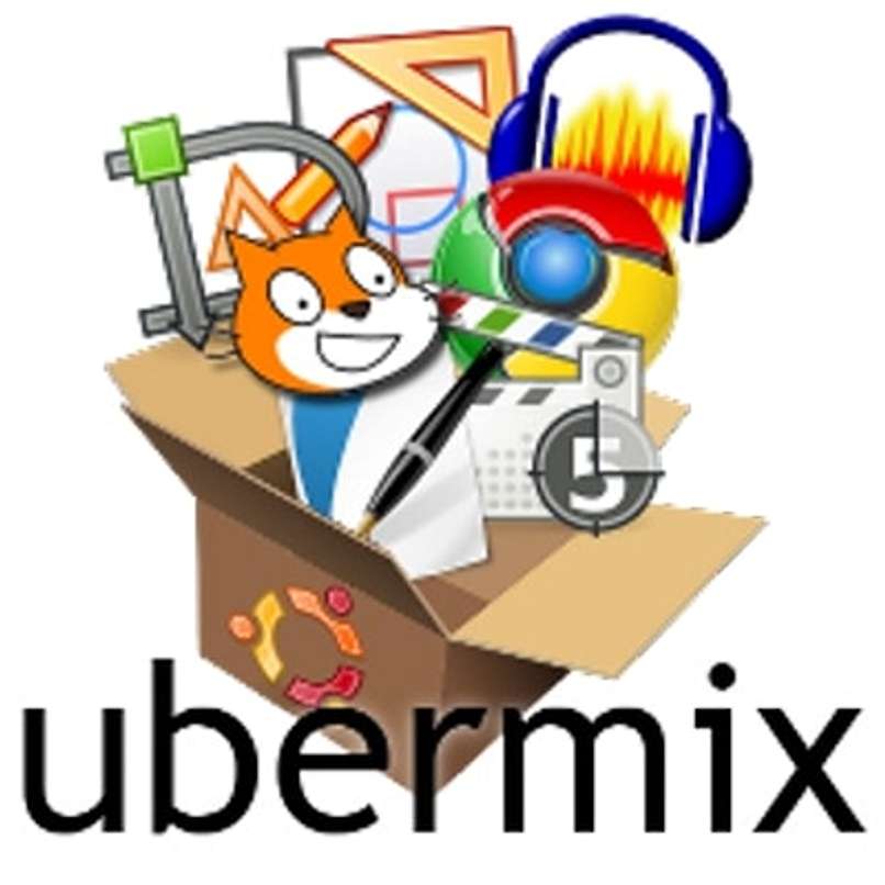 ubermix logo de linux