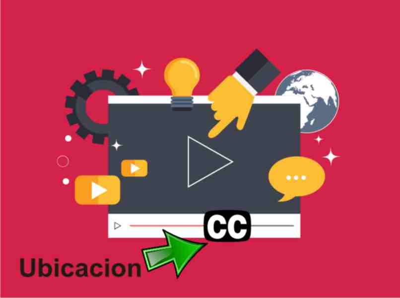 icono de los subtitulos en un video youtube