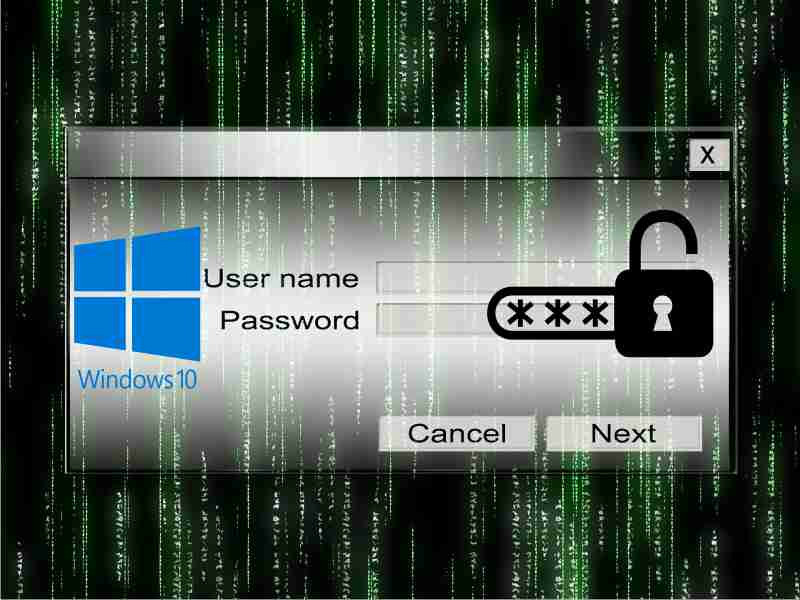 windows 10 pide usuario password 