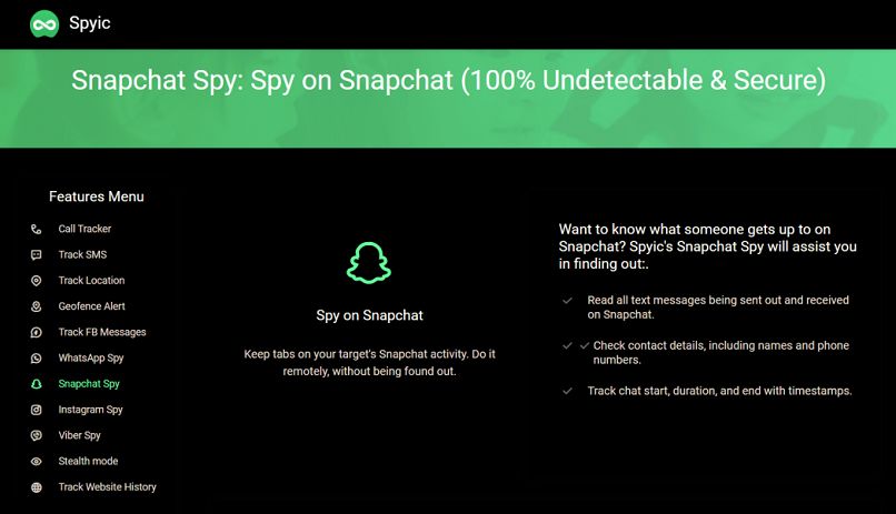 Snapchat-App ausspionieren