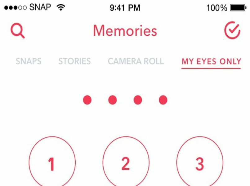 snapchat ver recuerdos guardados