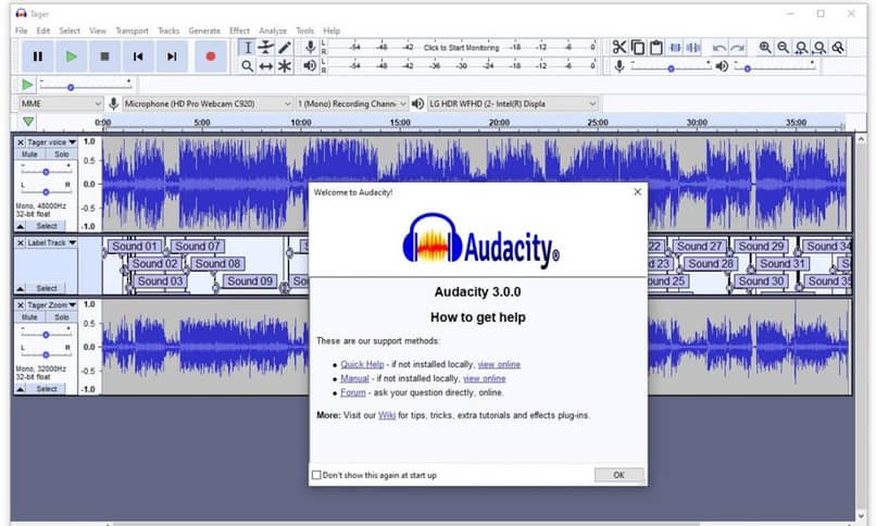 Audacity Audio-Editor