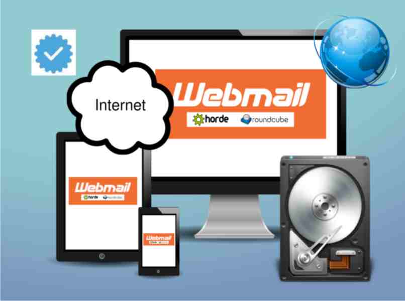 webmail almacena datos en internet no en disco