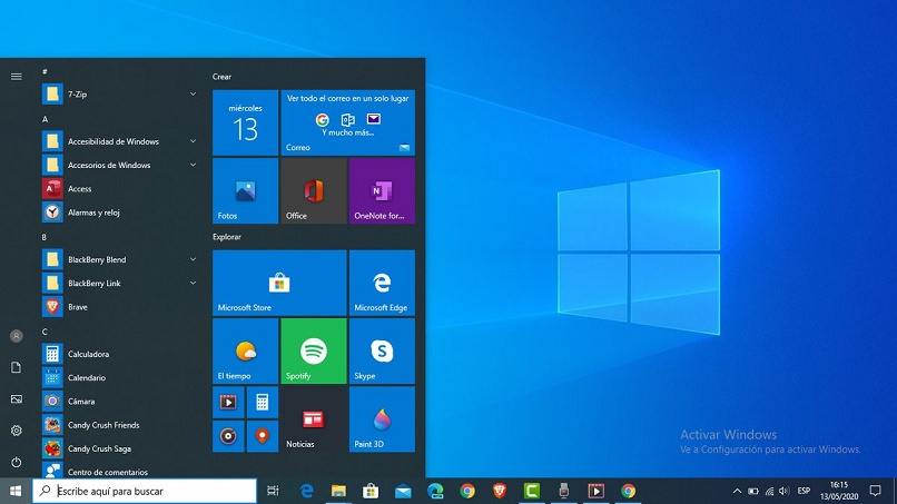 Windows 10-Desktop