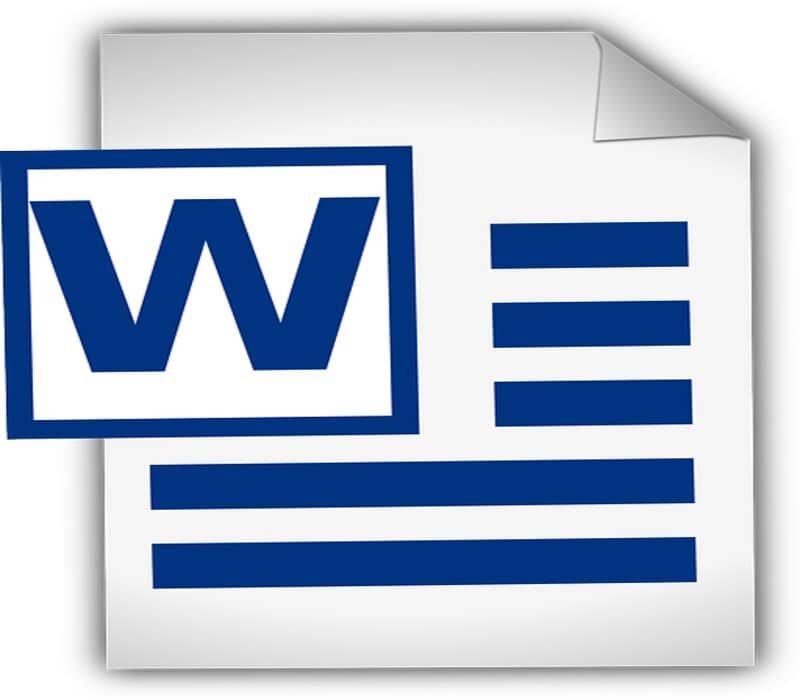 logotipo de documento en word